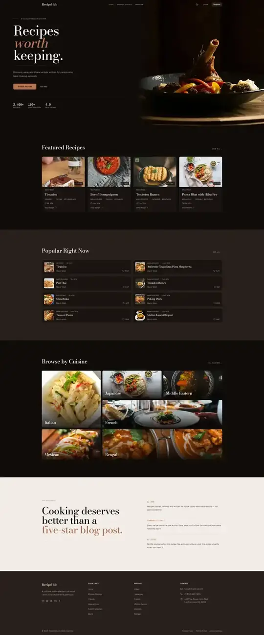 RecipeHub